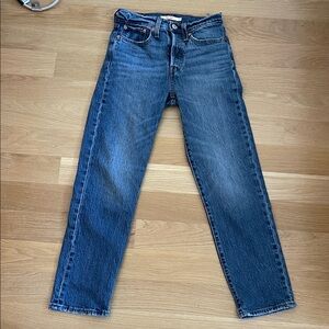 Levi's Wedgie Straight Blue Jeans